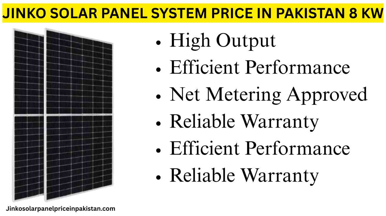 Jinko 8 KW Solar Panel System Price