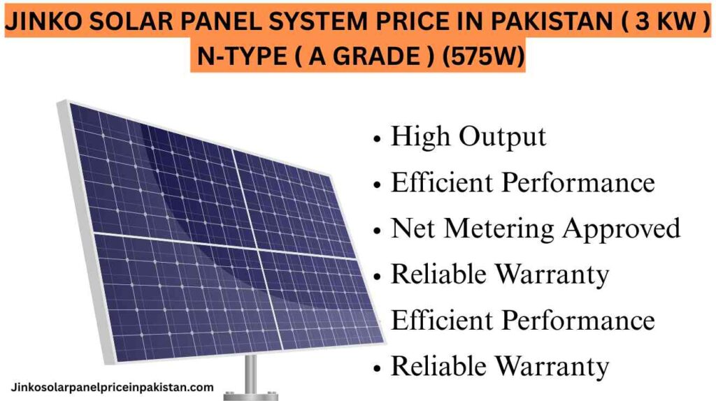 Jinko 3 KW Solar Panel System Price