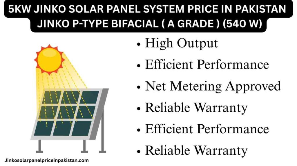 Jinko 5 kW Solar Panel System
