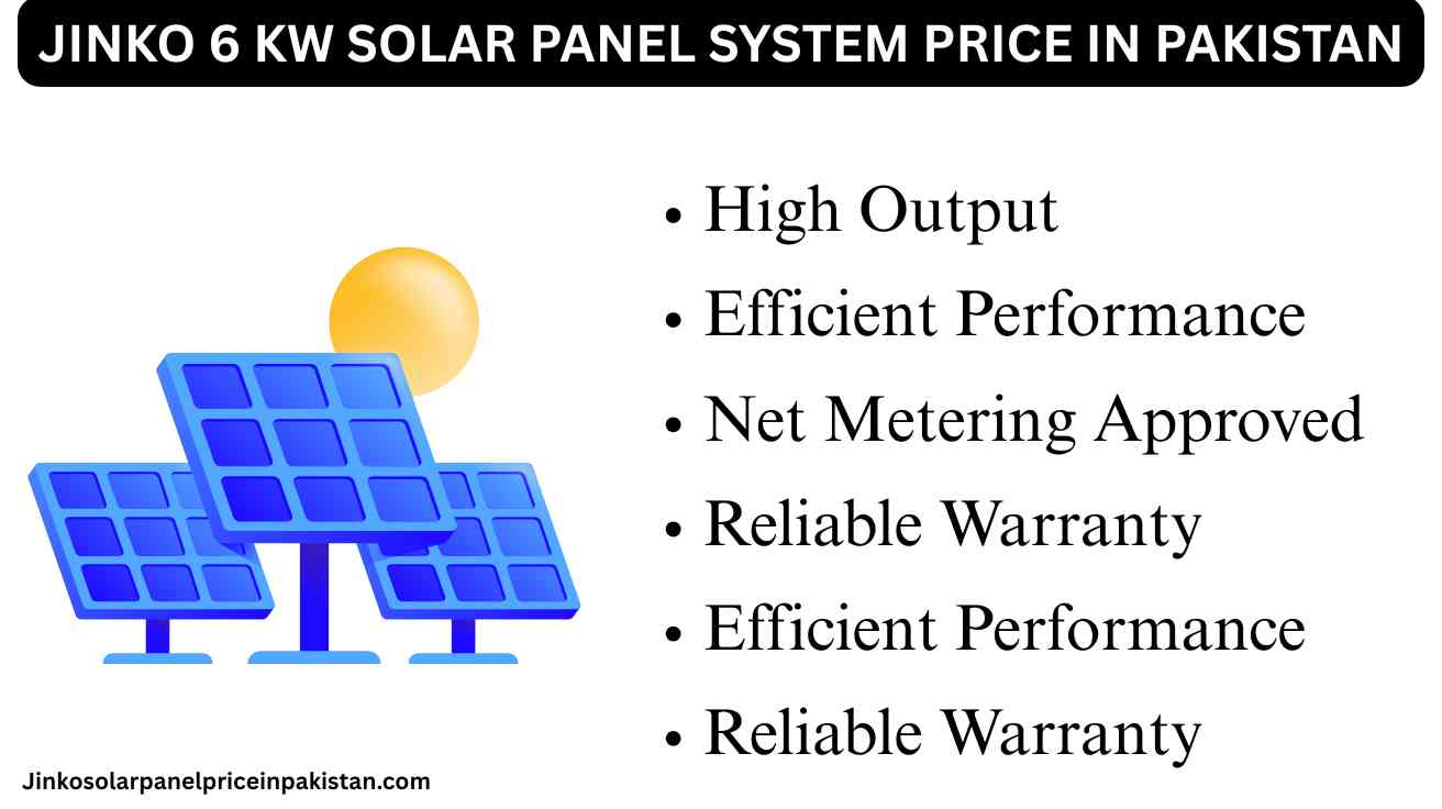 Jinko 6 kW Solar Panel System Price