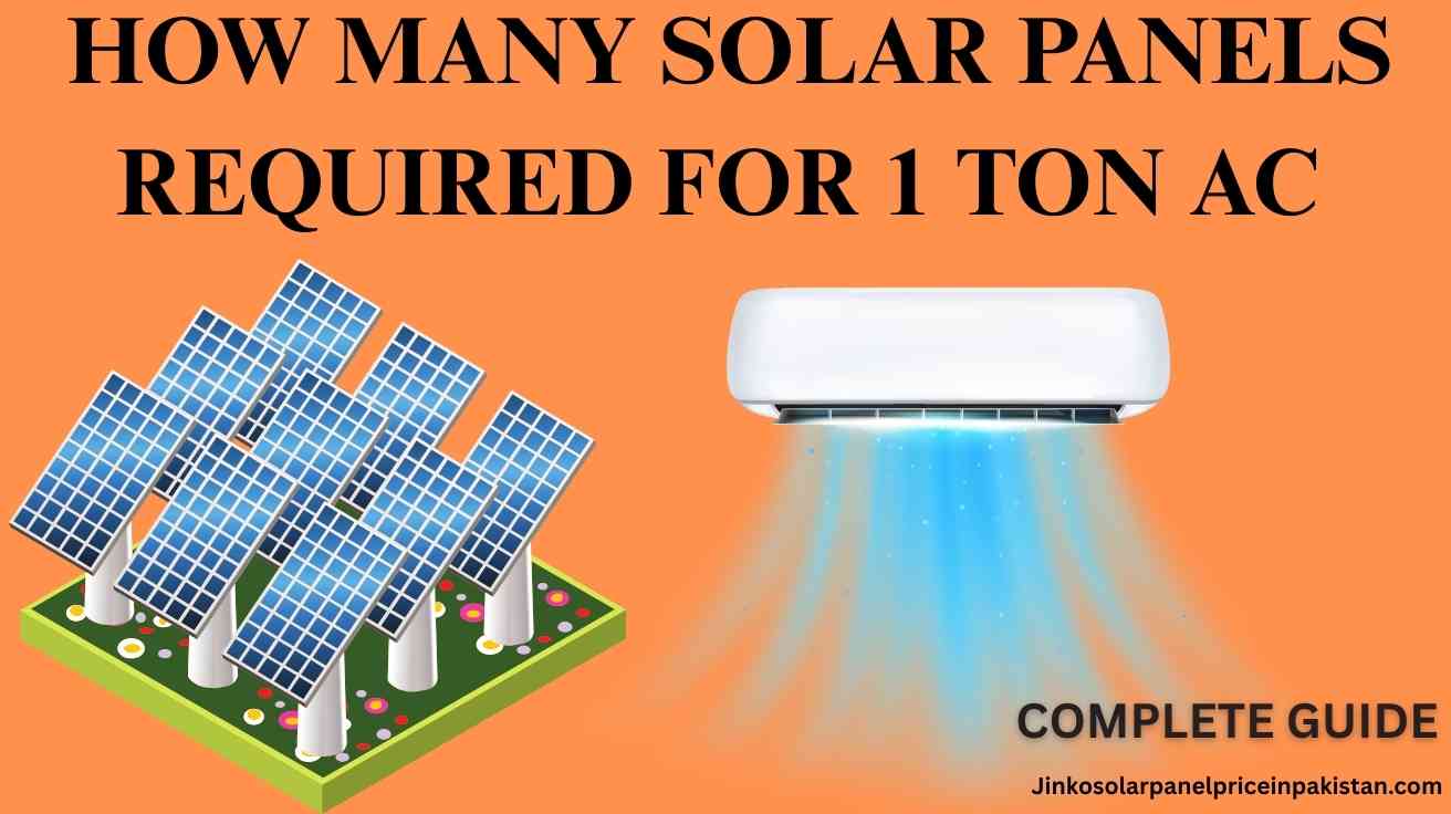 how many solar panels required for 1 ton ac