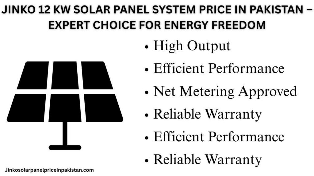 Jinko 12 kW Solar Panel System Price