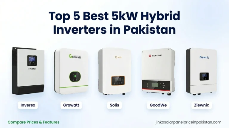 Top 5 Best Hybrid Inverter of 5 kW in Pakistan - Complete Guide 2026 1 Top 5 best 5kW hybrid inverters in Pakistan 2026 - Inverex Growatt Solis GoodWe Ziewnic price comparison