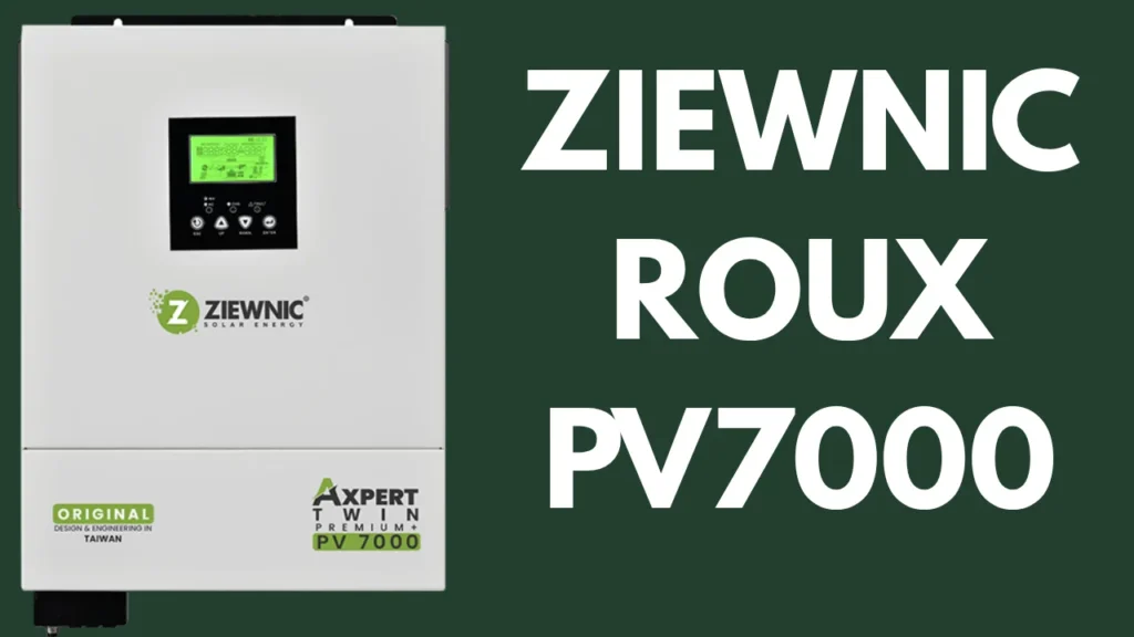 Ziewnic Roux PV7000 5kW hybrid inverter price in Pakistan 2026