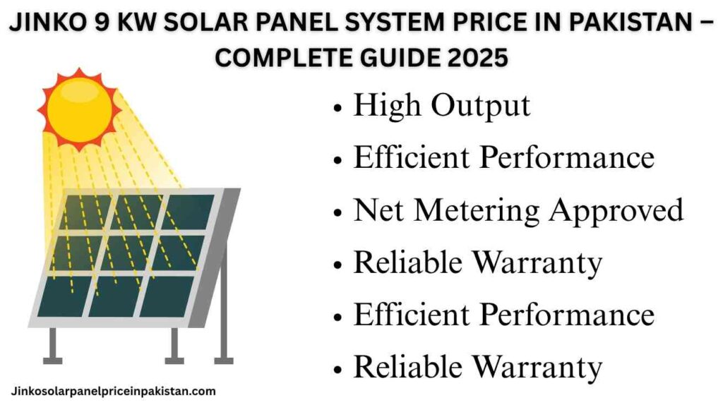 Jinko 9 kW Solar Panel System Price