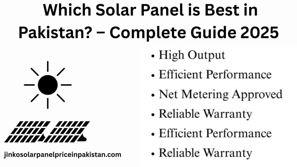 Solar Panel is Best in Pakistan