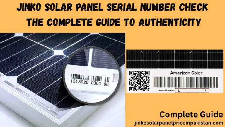 Jinko Solar Panel Serial Number Check