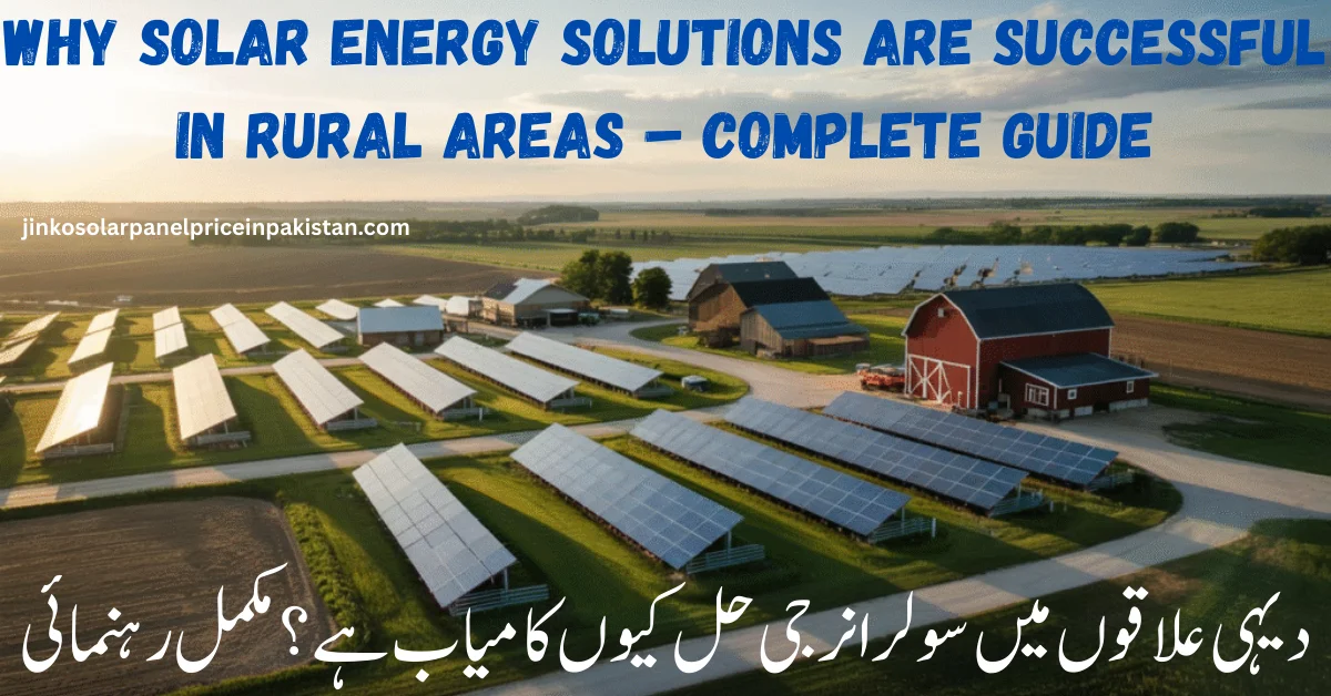 Rural Solar Energy Solutions in small towns and farms for clean energy
