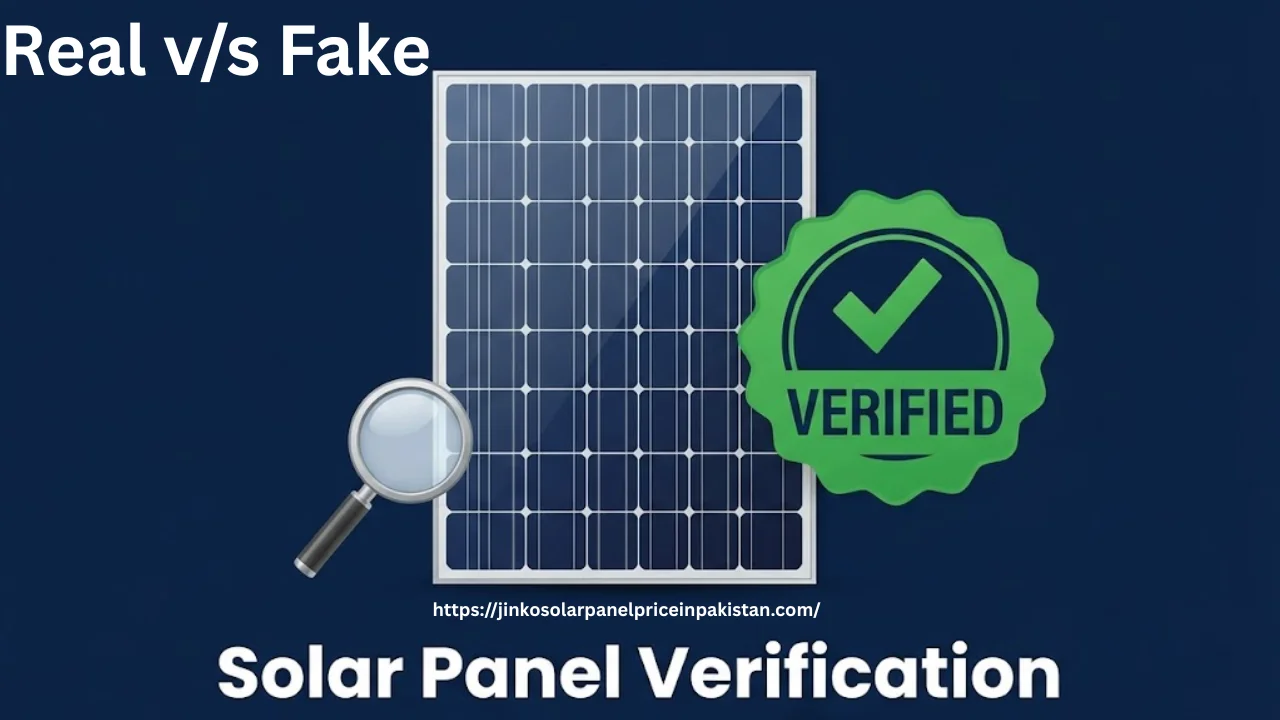 Solar Panel Verification in Pakistan Complete Guide 2026 – How to verify Jinko Longi Canadian Trina solar panels online
