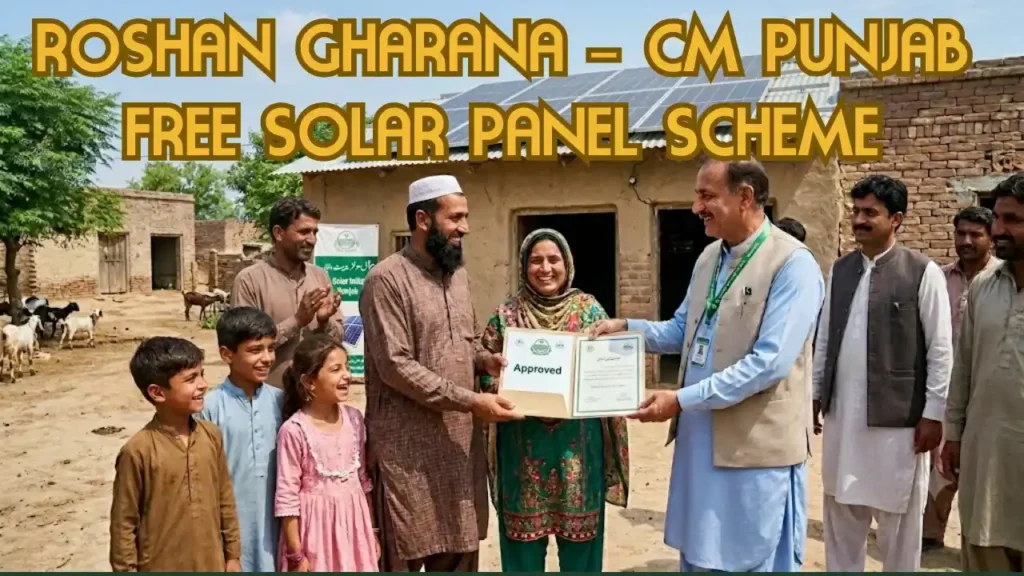 Roshan Gharana CM Punjab Free Solar Panel Scheme 2026 Maryam Nawaz apply online jinkosolarpanelpriceinpakistan.com