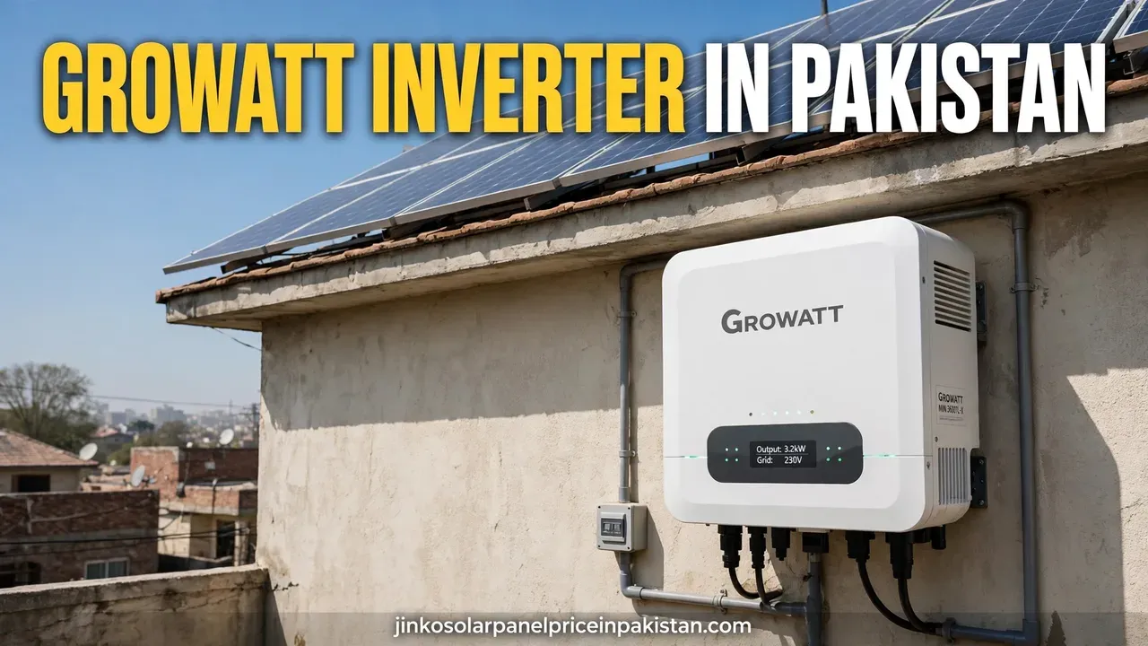 Growatt inverter in Pakistan with rooftop solar panels - complete brand guide