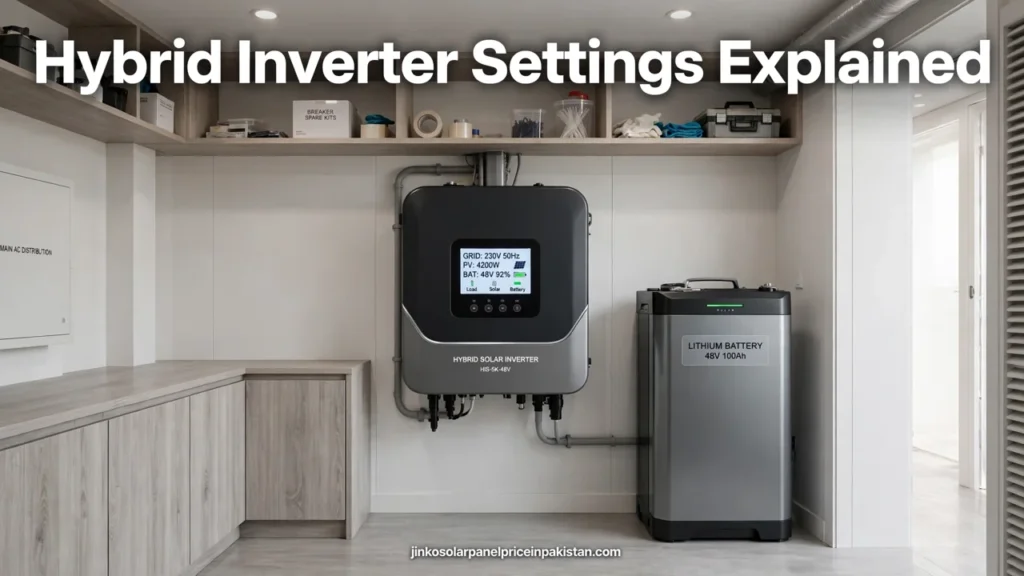 Hybrid inverter settings explained guide