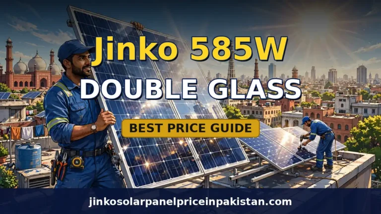 Jinko 585 watt double glass price in Pakistan — Tiger Neo 585W bifacial panel buyer guide