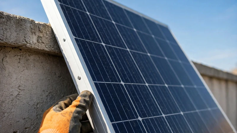 Jinko 620W dual glass bifacial solar panel close-up