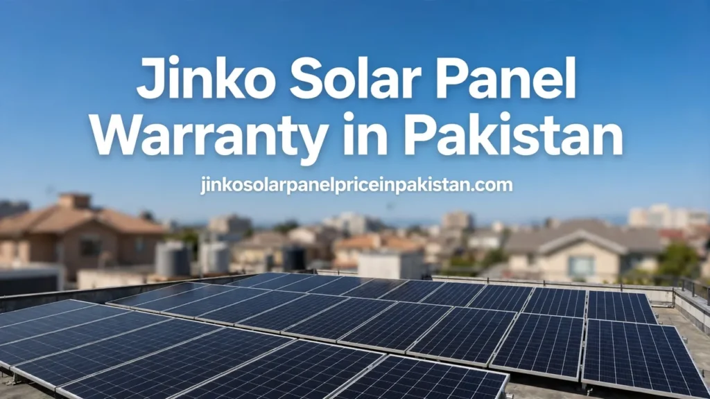 Jinko solar panel warranty in Pakistan — rooftop solar panels with warranty guide title