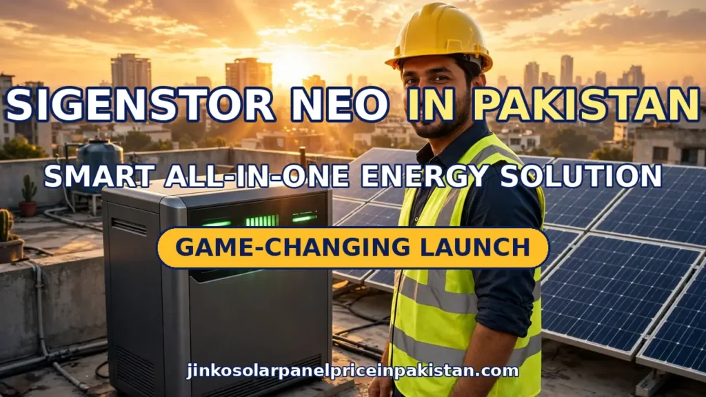 Sigenergy SigenStor NEO in Pakistan — smart all-in-one energy storage launch