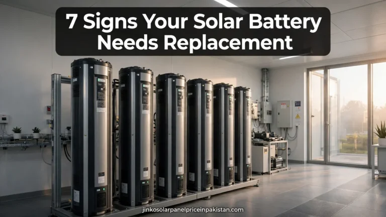 Signs your solar battery needs replacement — solar battery bank in an installation room