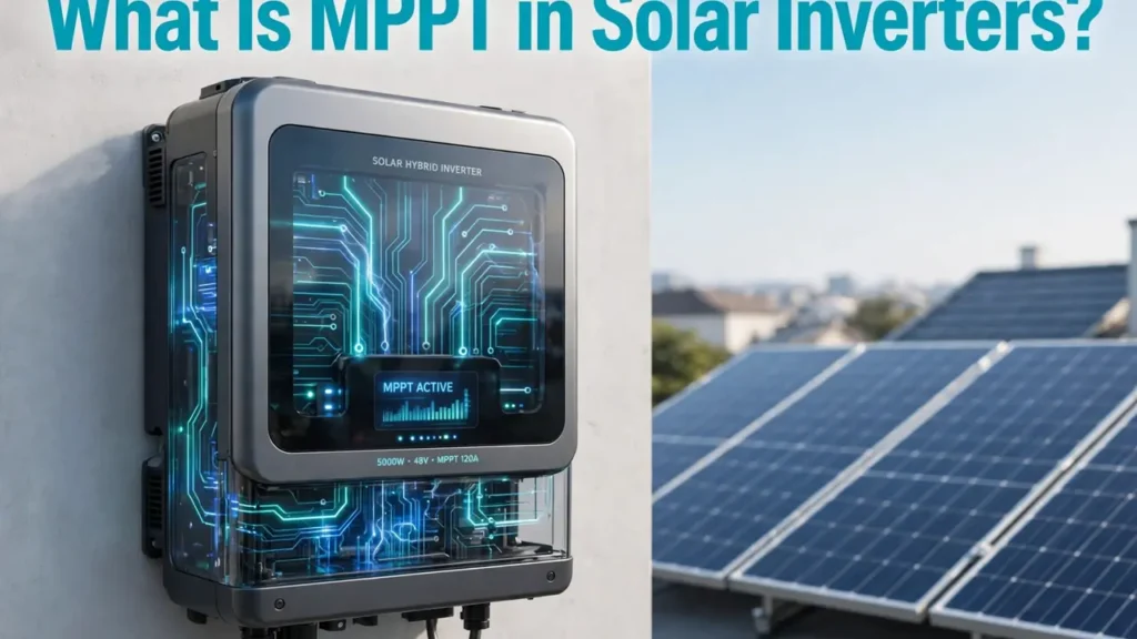 What is MPPT in solar inverters — hybrid inverter harvesting maximum solar power